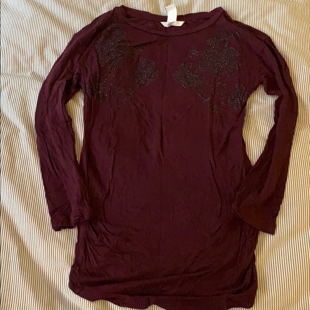 Maternity long sleeve shirt